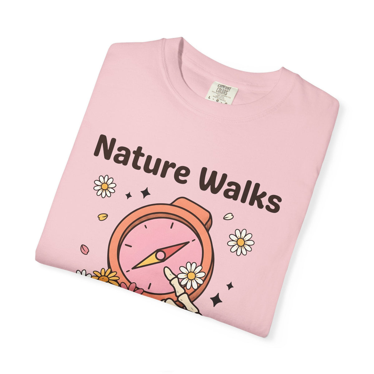 Compass Skeleton Hand Shirt Hiking Floral Unisex Gift product image 11