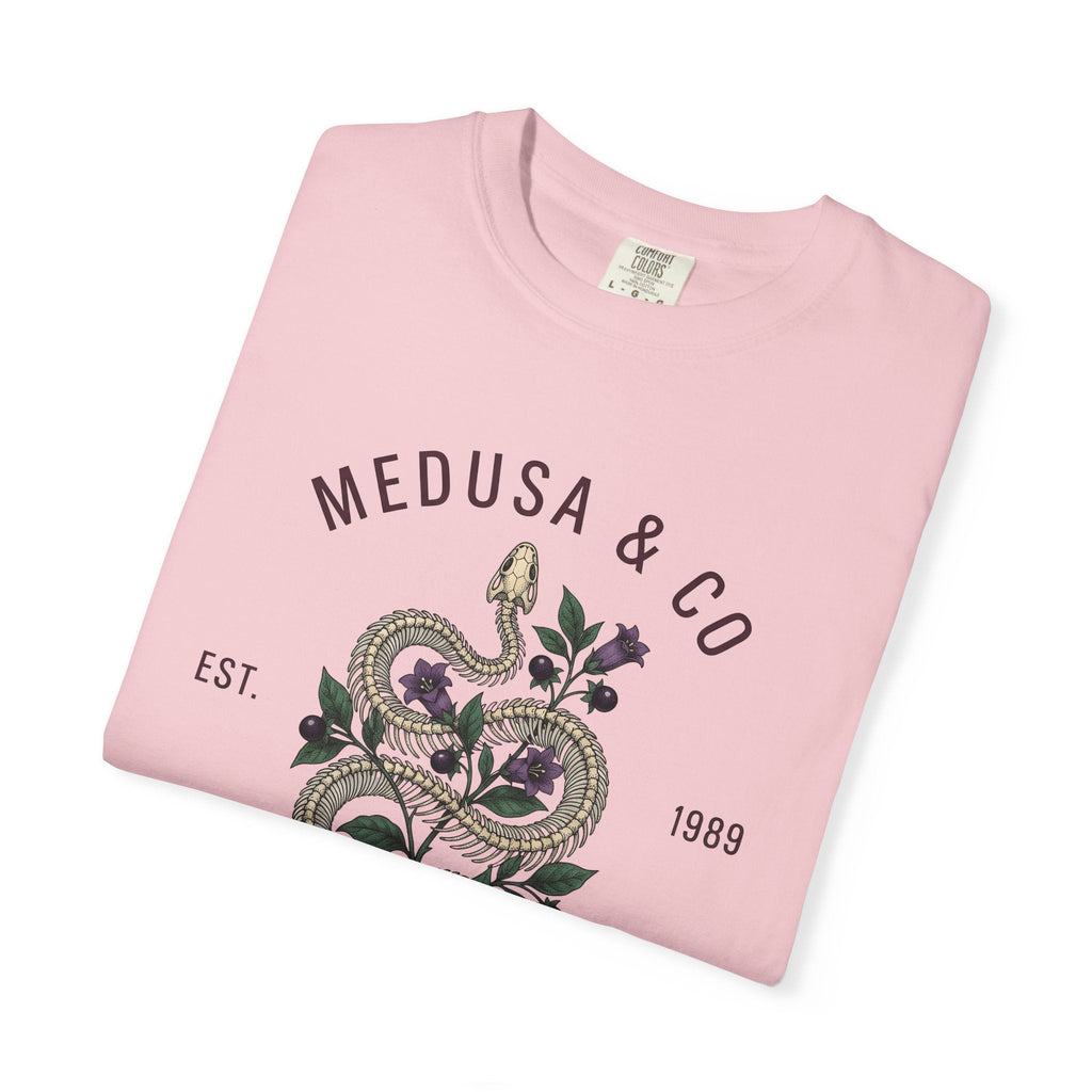 Snake Floral Shirt Gothic Nature Unisex Gift Botanical Tee product image 11