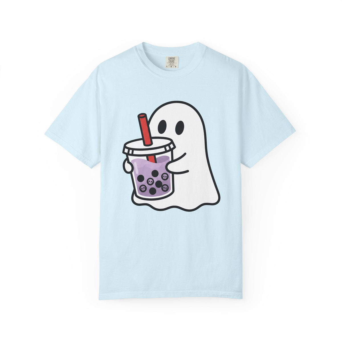 Spooky Bubble Tea Shirt Drinks Party Unisex Gift Cute Tee product image 2