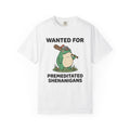 Frog Soldier Cartoon T-Shirt – Funny Spiked Amphibian product image 1