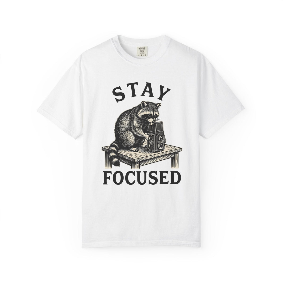 Raccoon Photo Camera Shirt Animals Photos Unisex Gift product image 1