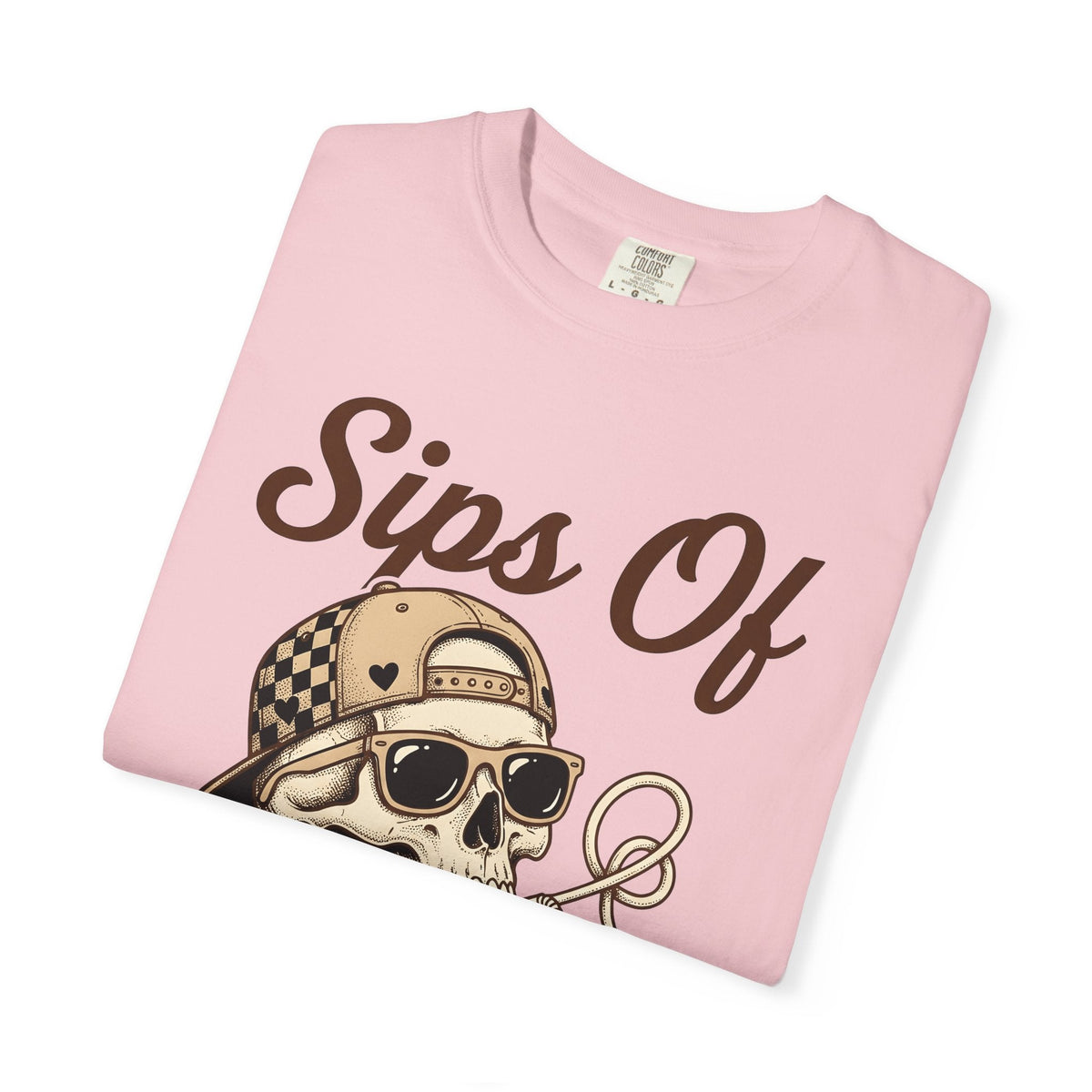 Skull Beverage Shirt Valentine Dark Gift Women Ink Tee product image 12