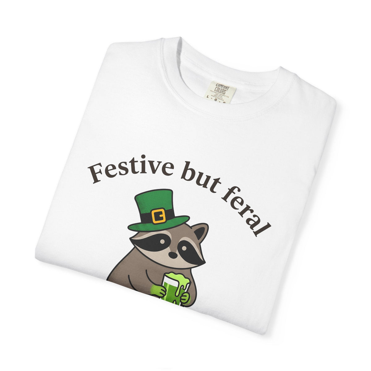 Raccoon Leprechaun Shirt St Patrick's Day Animal Unisex product image 5