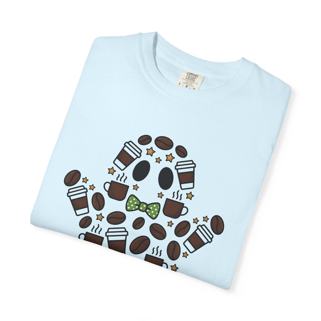 Ghost Coffee Shirt Halloween Unisex Gift Cartoon Tee T-Shirt product image 8