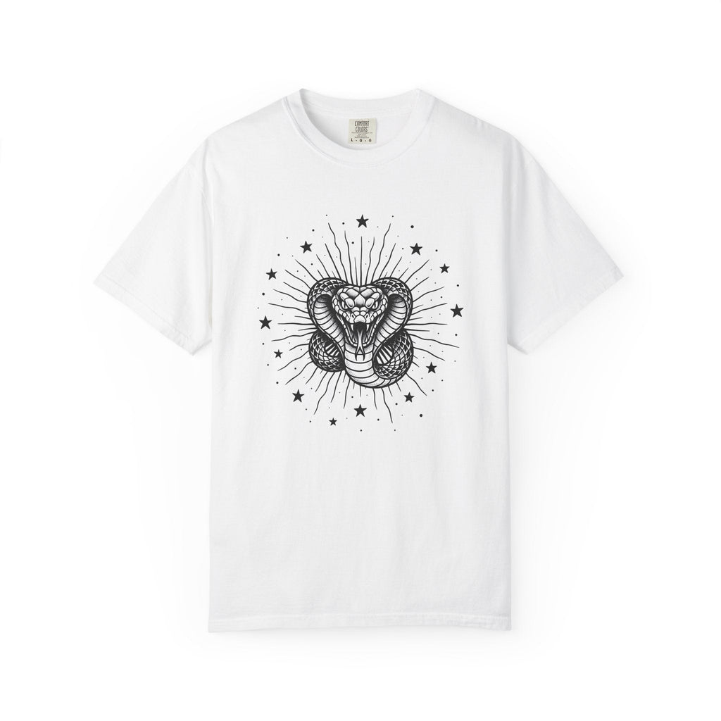 Serpent Art Shirt Boho Chic Zodiac Unisex Gift Line Tee product image 1