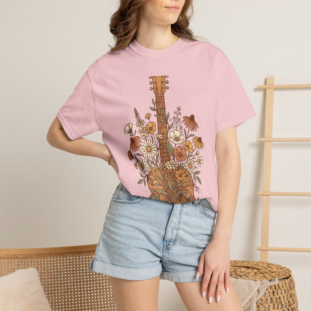 Floral Guitar Art Shirt Cowgirl Melody Gift Women Western product image 12