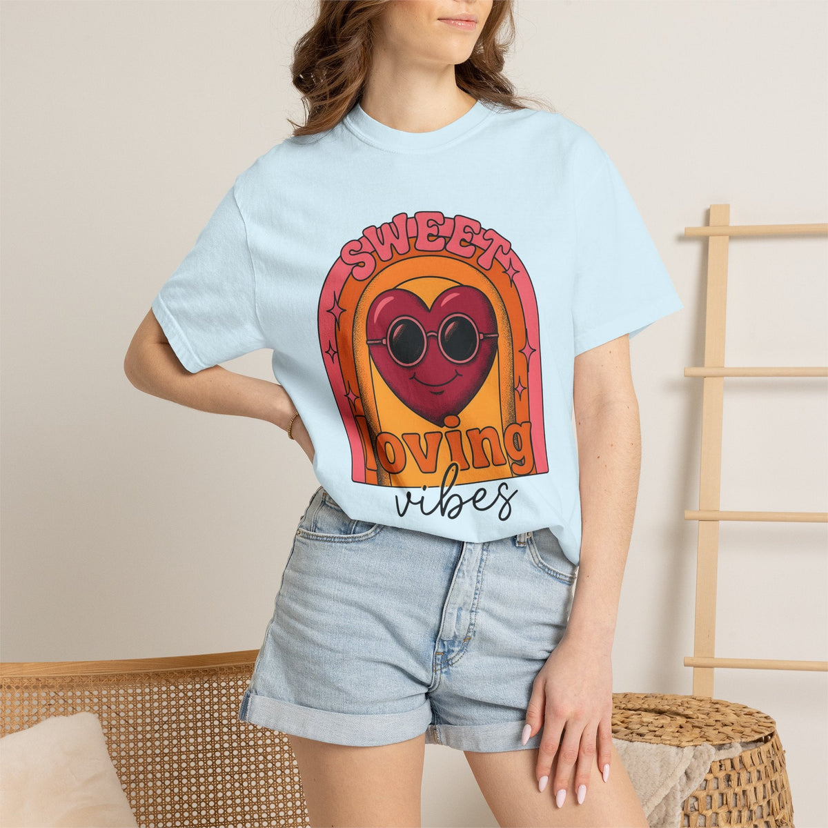 Heart Shades Shirt Valentine Romance Unisex Gift Vintage product image 9