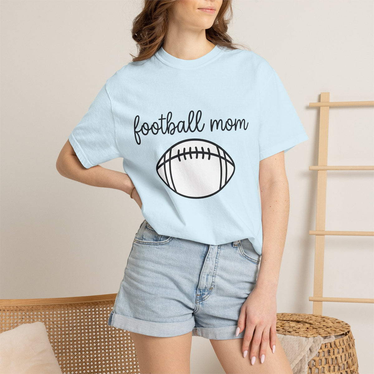 Game Ball Shirt Moms Exercise Gift for Women Crisp Tee product image 9