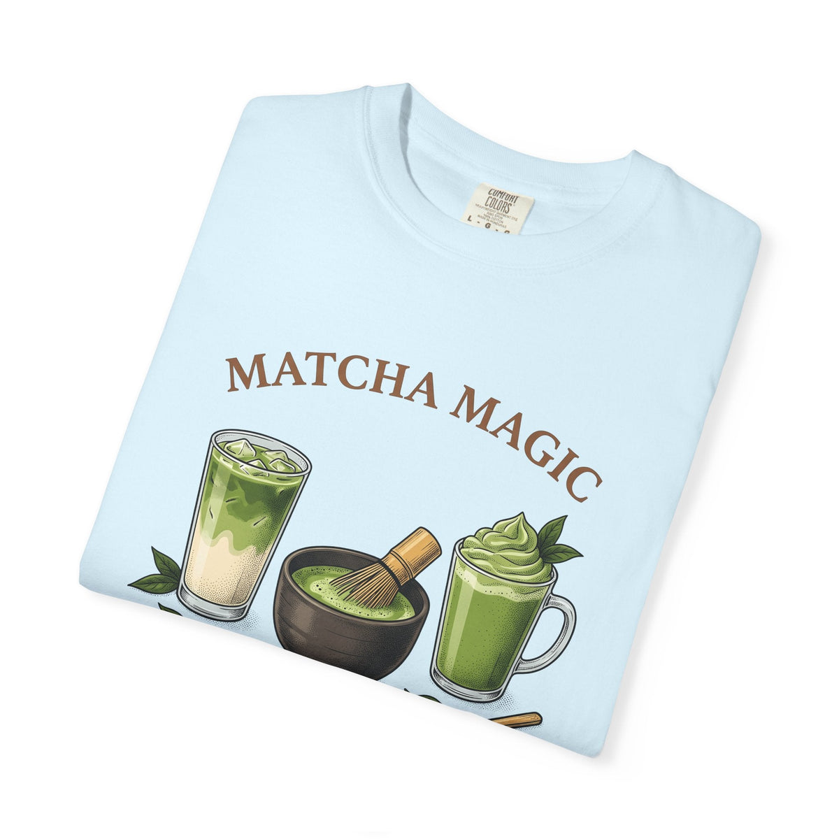 Matcha Latte Shirt Coffee Cooking Unisex Gift Old School product image 8
