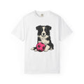 Border Collie Shirt Dog Sports Unisex Gift Hand Drawn Tee product image 1