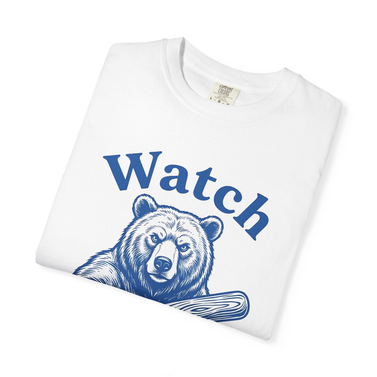 Bear Baseball Bat Shirt Sports Unisex Gift Vintage Tee product image 6