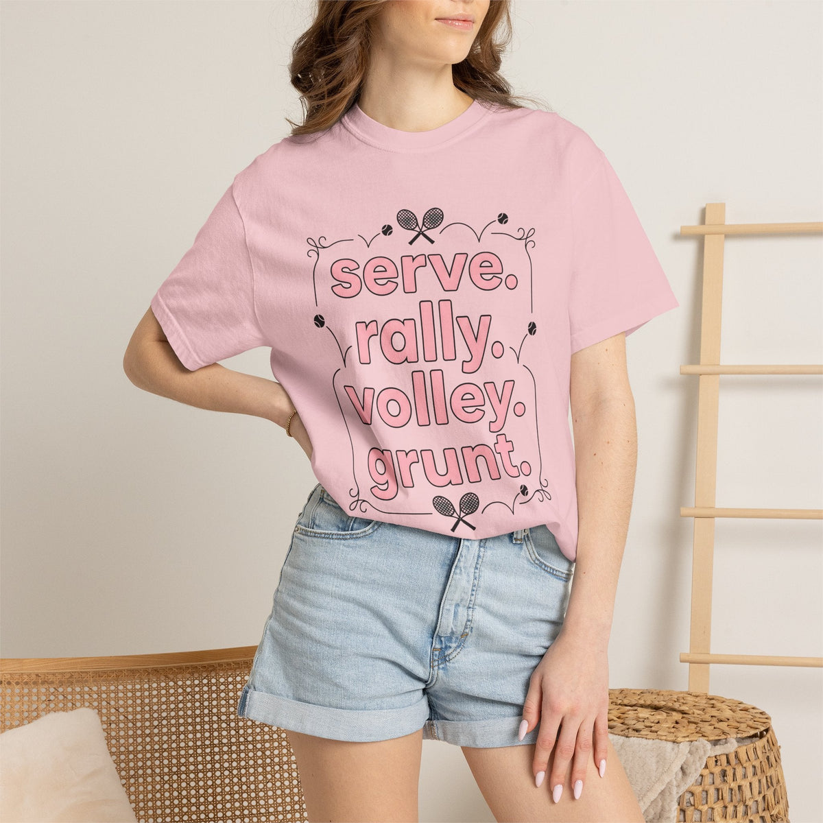 Tennis Rackets Shirt Athlete Unisex Gift Modern Tee Racket product image 12