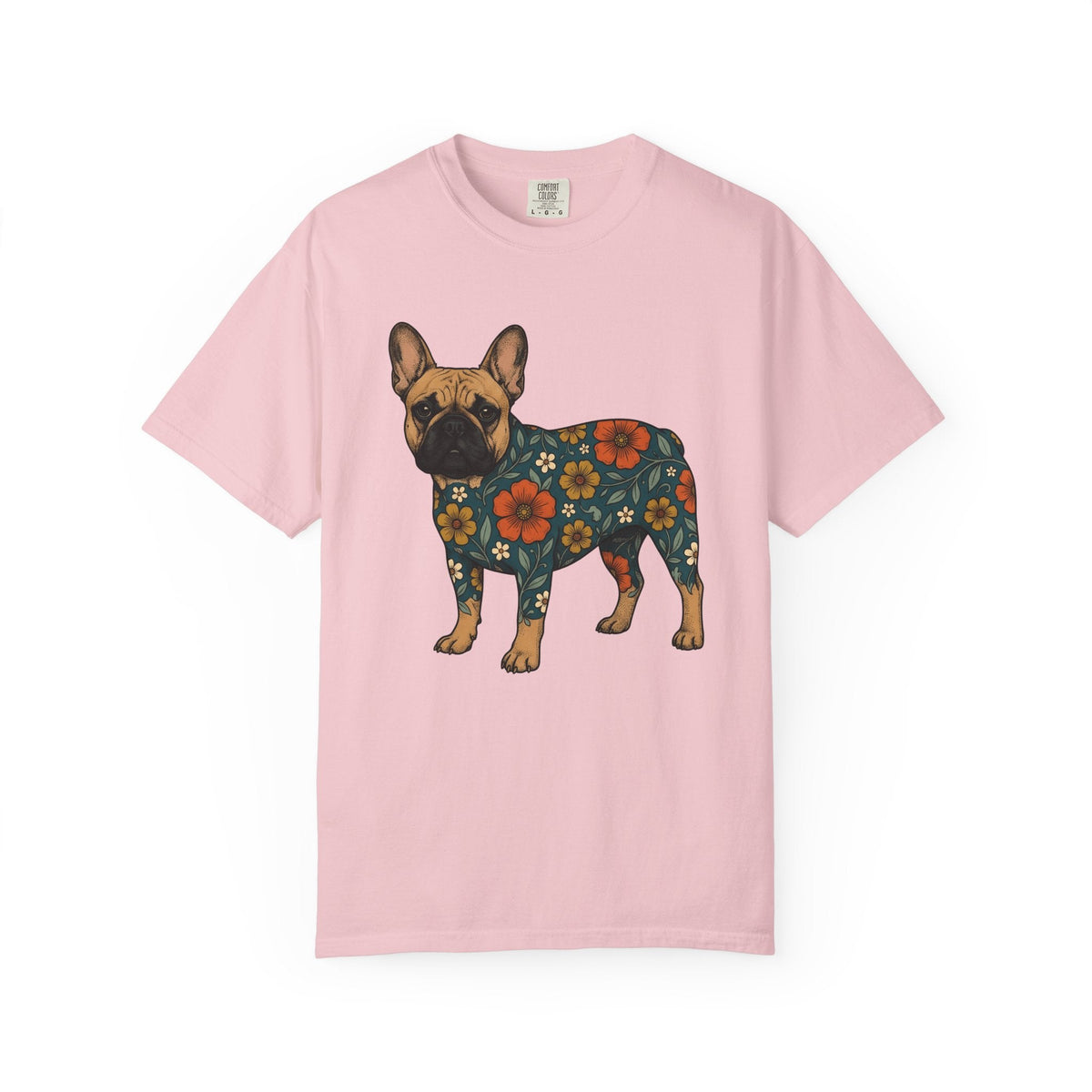 French Bulldog Shirt Dog Floral Unisex Gift Boho Tee product image 3
