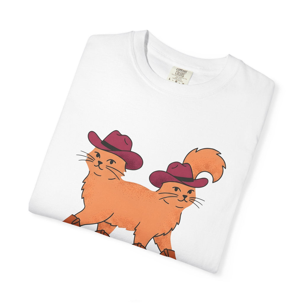 Cowboy Kitten Shirt Cowgirl Farm Gift for Women Comic Strip product image 5