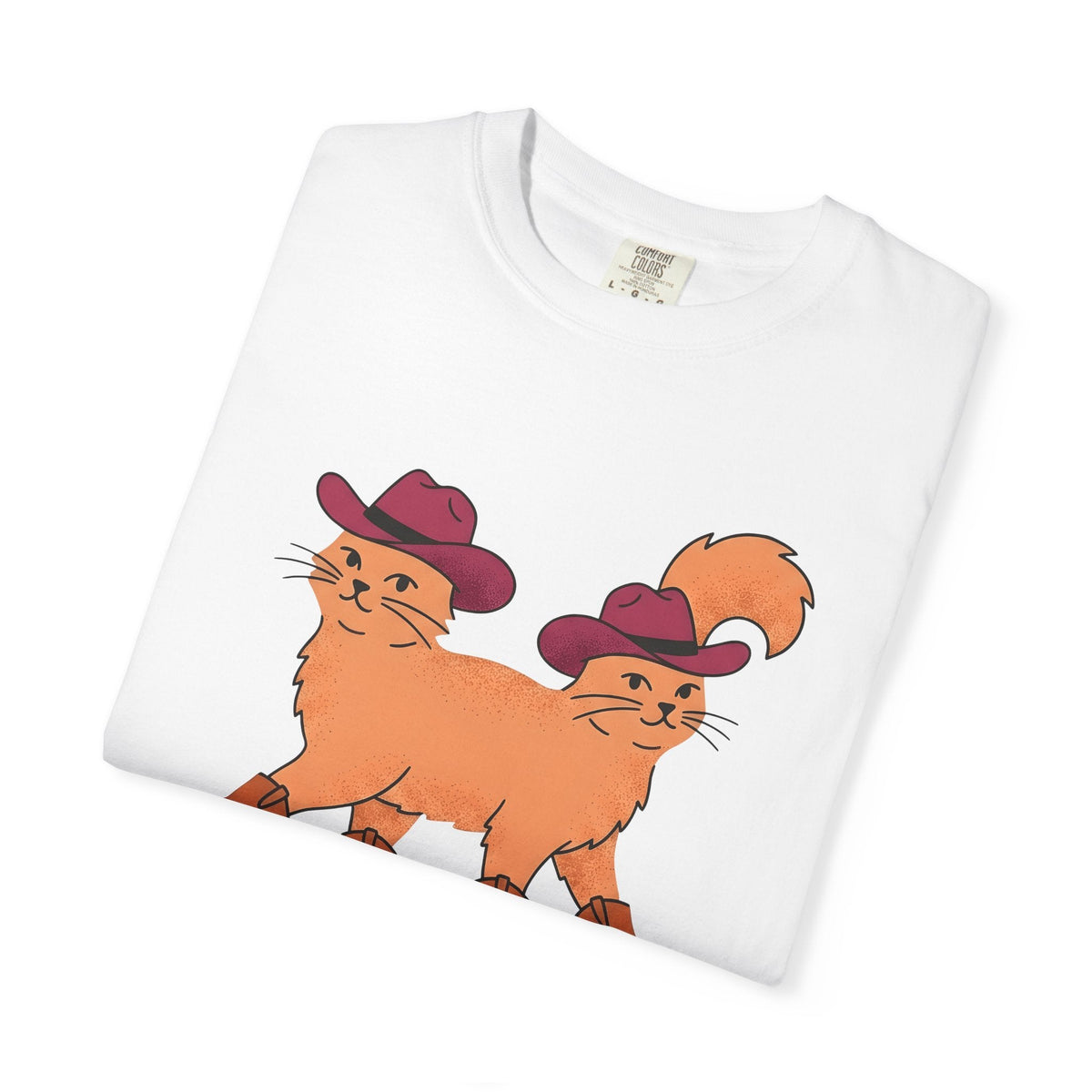 Cowboy Kitten Shirt Cowgirl Farm Gift for Women Comic Strip product image 5