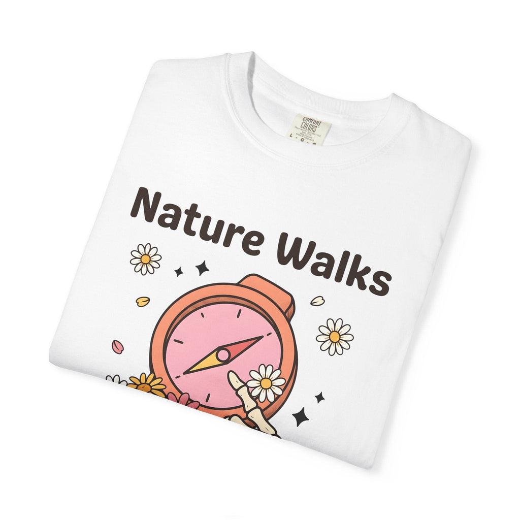 Compass Skeleton Hand Shirt Hiking Floral Unisex Gift product image 5