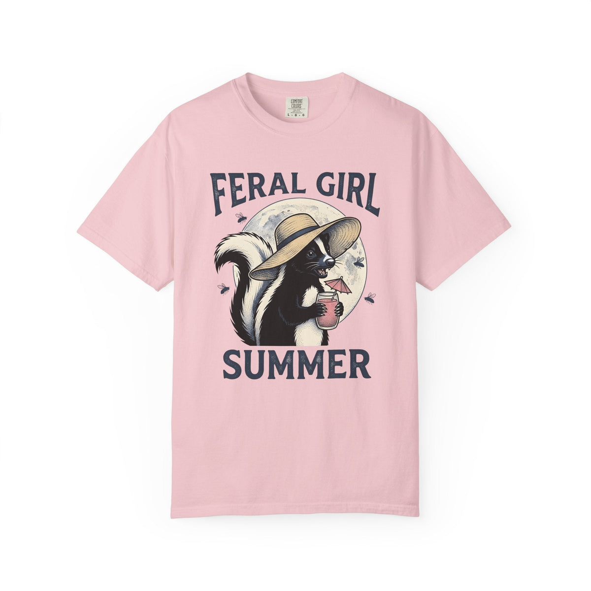 Skunk Cap Shirt Summer Wildlife Unisex Gift Retro Tee Skunk Hat T-Shirt Vacation