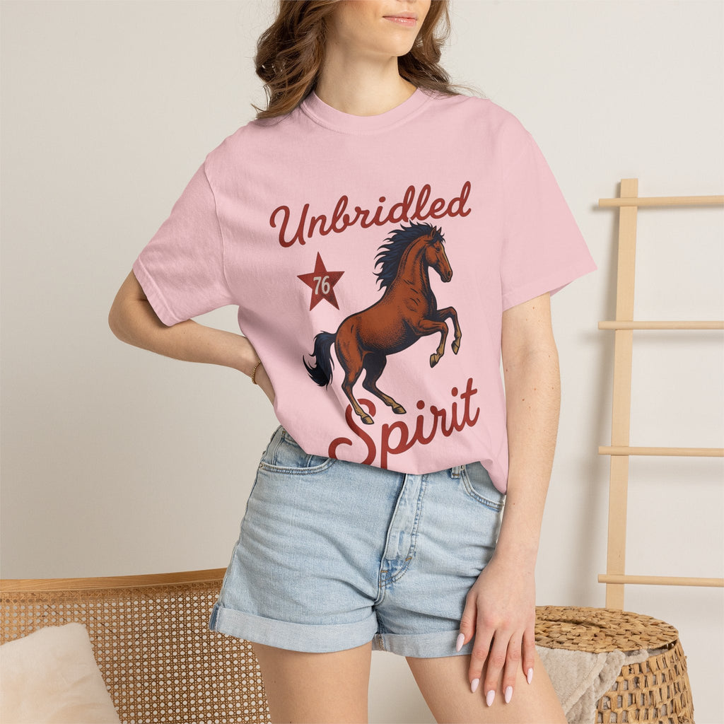 Bucking Horse Shirt America Flag Unisex Gift Retro Tee product image 12