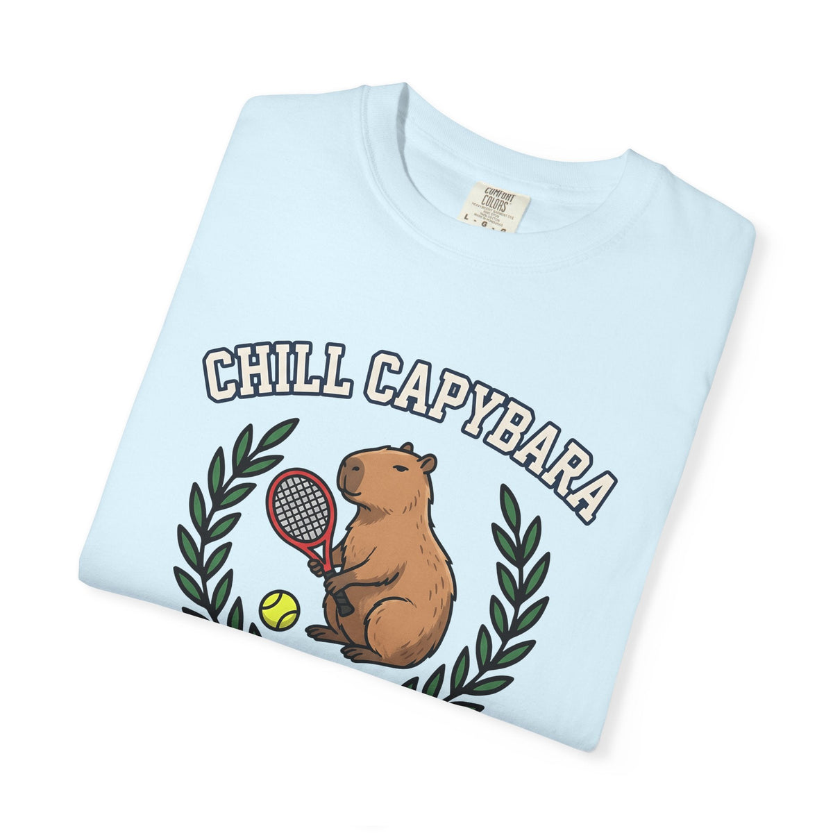 Capybara Tennis Shirt Sports Fauna Unisex Gift Illustration product image 8