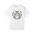 Striped Cat Shirt Botanicals Unisex Gift Sketch Tee Tabby product image 1
