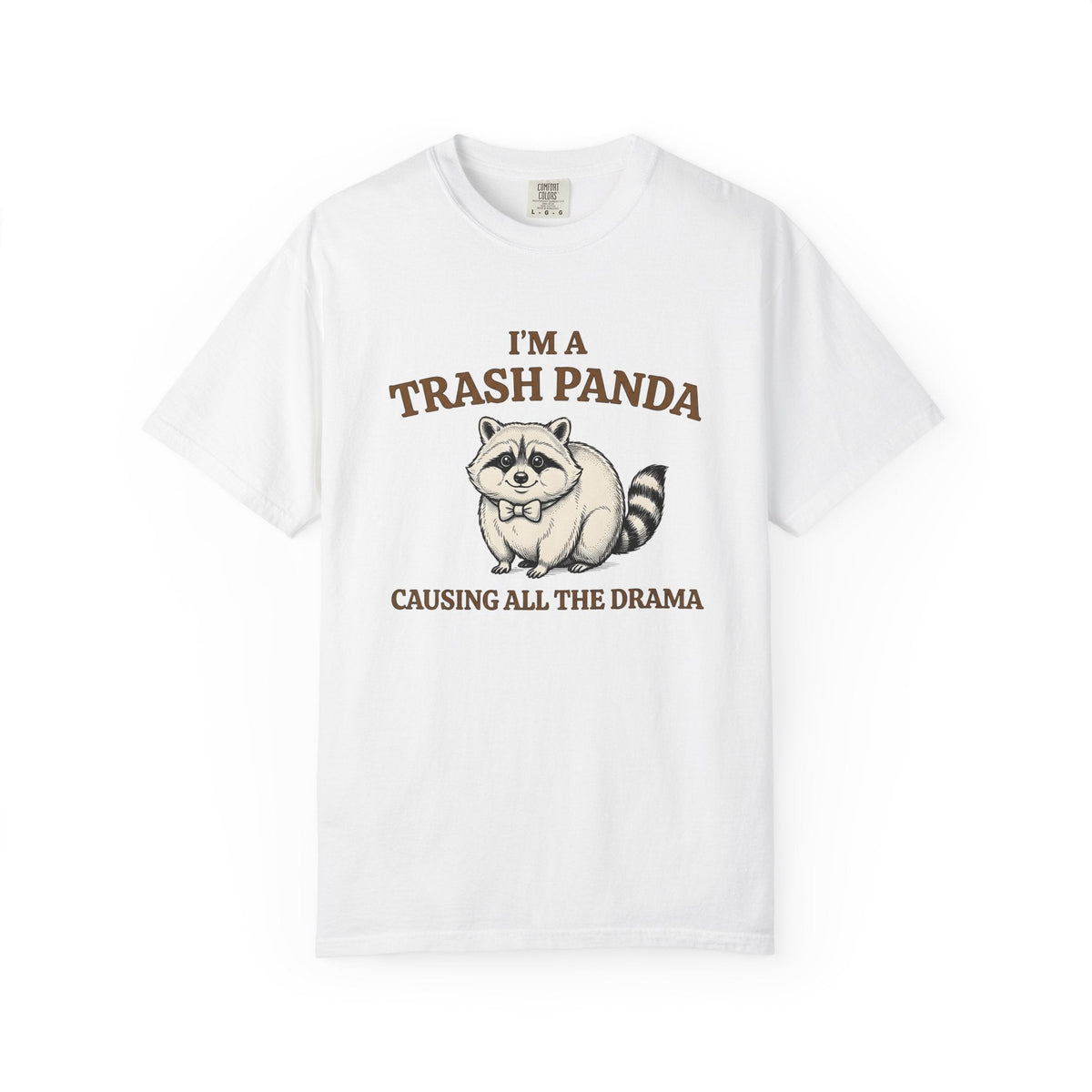Raccoon Bow Tie Cute T-Shirt – Funny Trash Panda Animal product image 1