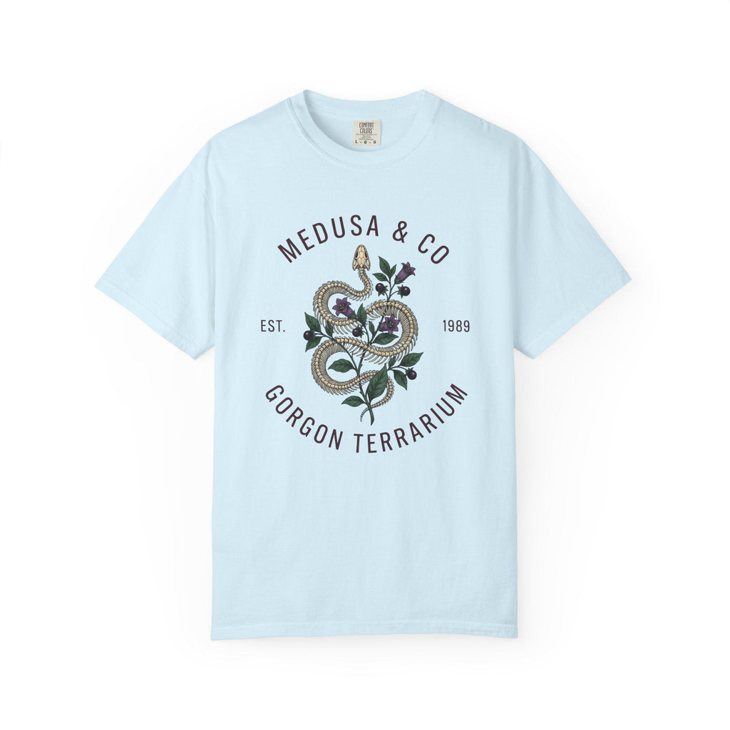 Snake Floral Shirt Gothic Nature Unisex Gift Botanical Tee product image 2