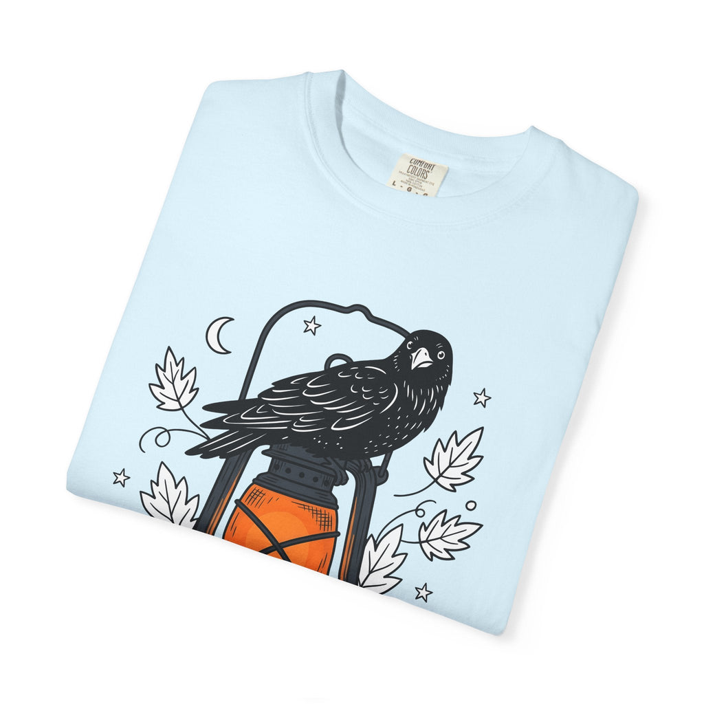 Blackbird Lantern Flat T-Shirt – Eerie Halloween Fall product image 9