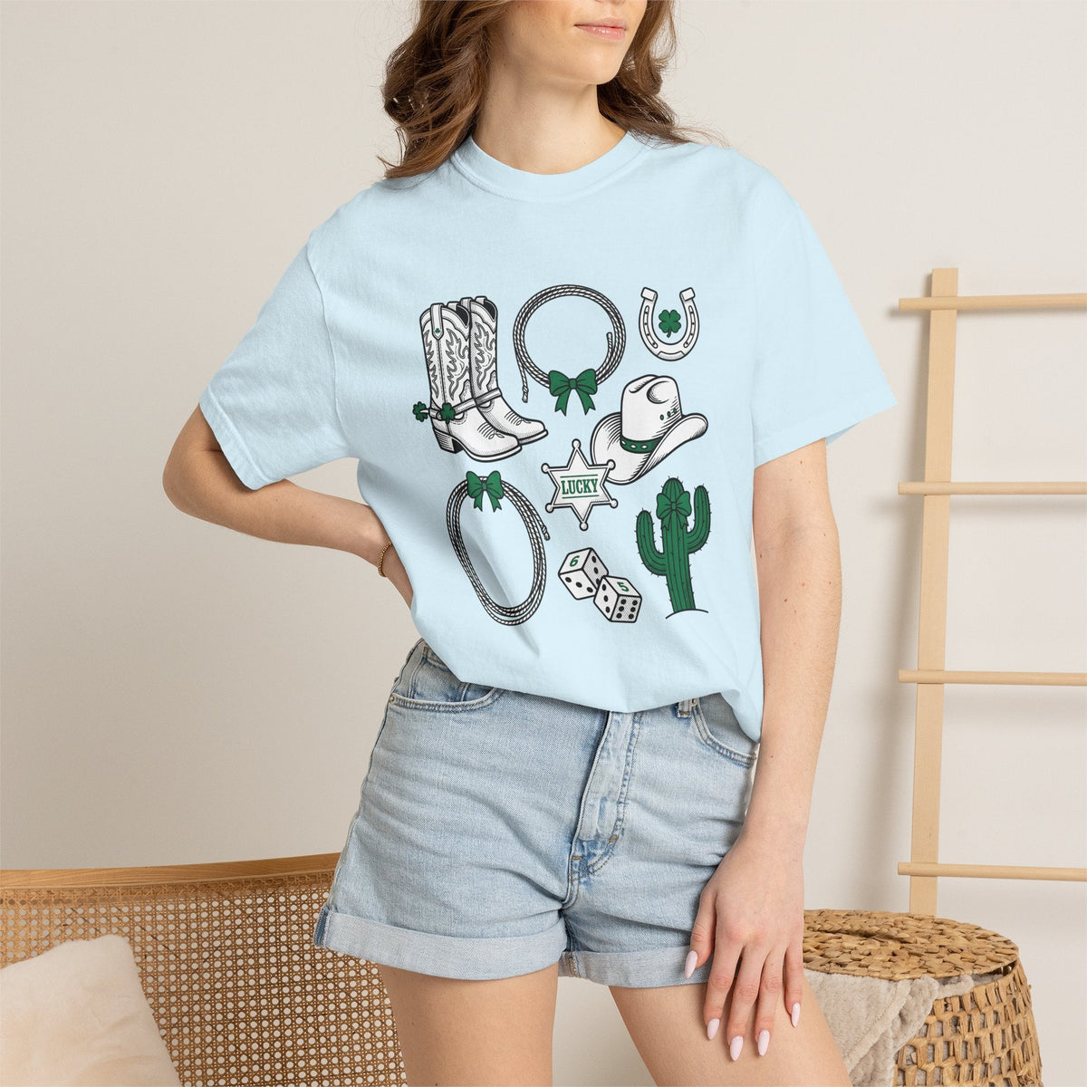 Cowboy Country Symbols Shirt St Patricks Day Rodeo Unisex product image 9