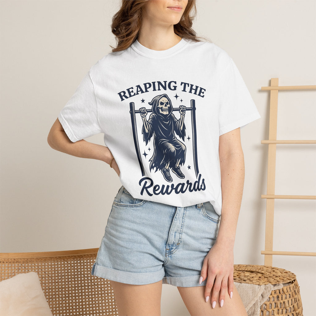 Skeleton Grim Shirt Halloween Training Unisex Gift Heritage product image 6