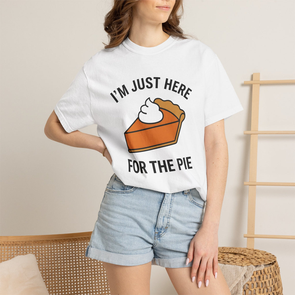 Pumpkin Pie Flat Design T-Shirt – Thanksgiving Dinner product image 6