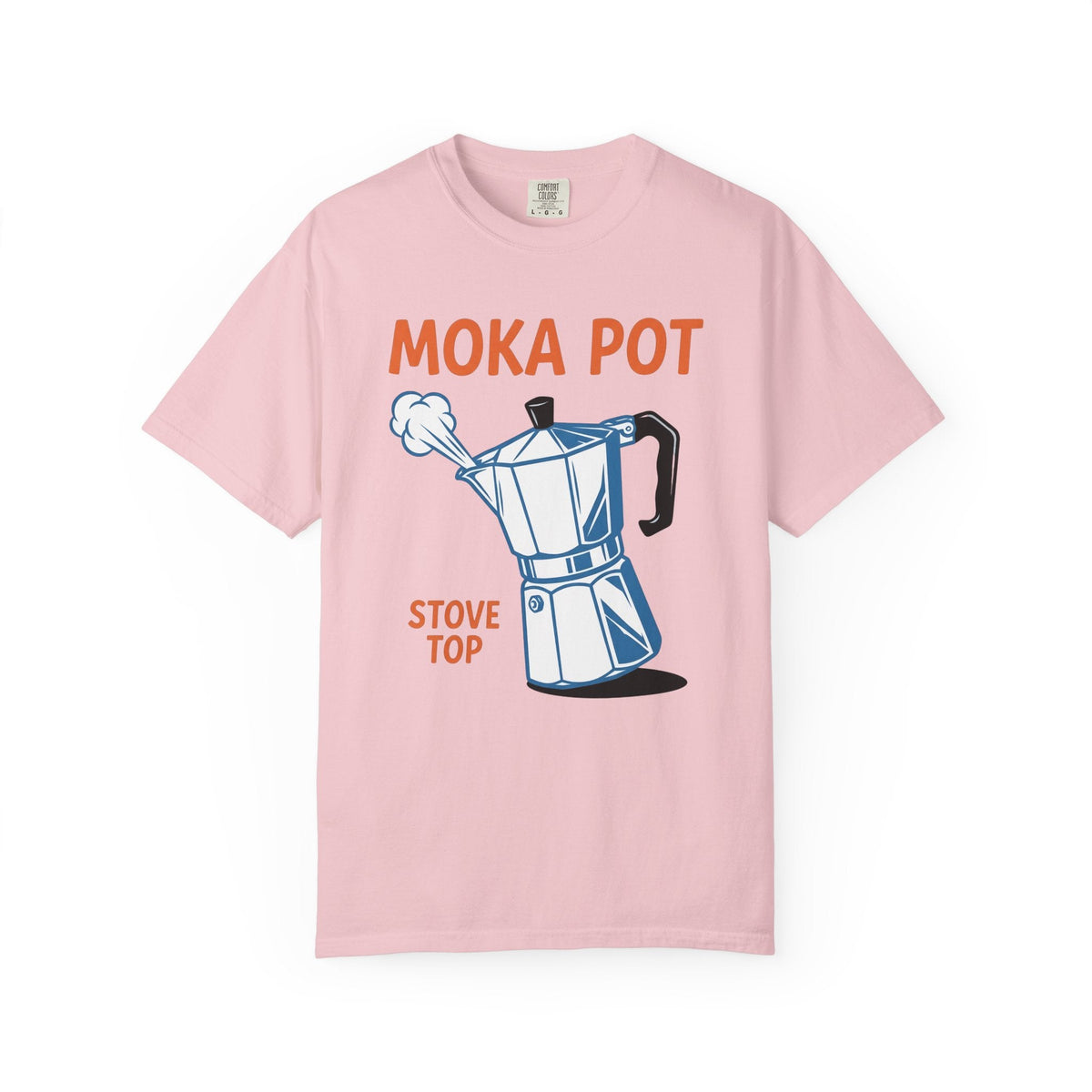 Moka Pot Shirt Coffee Kitchen Unisex Gift Line Art Tee product image 3