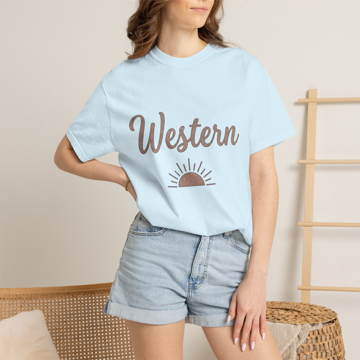 Cowboy Sunrise Shirt Cowgirl Native Gift for Women Handmade product image 9