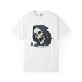 Grim Reaper Tattoo Style T-Shirt – Spooky Halloween Dark product image 1