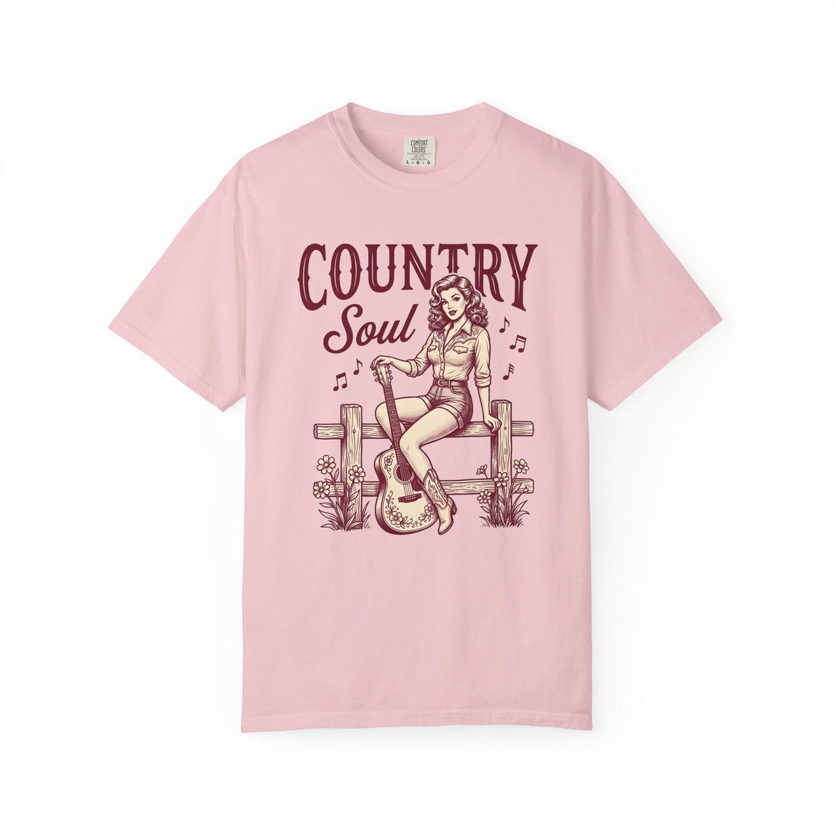 Cowgirl Guitar Shirt Band Gift Women Classic Tee Guitarist product image 3