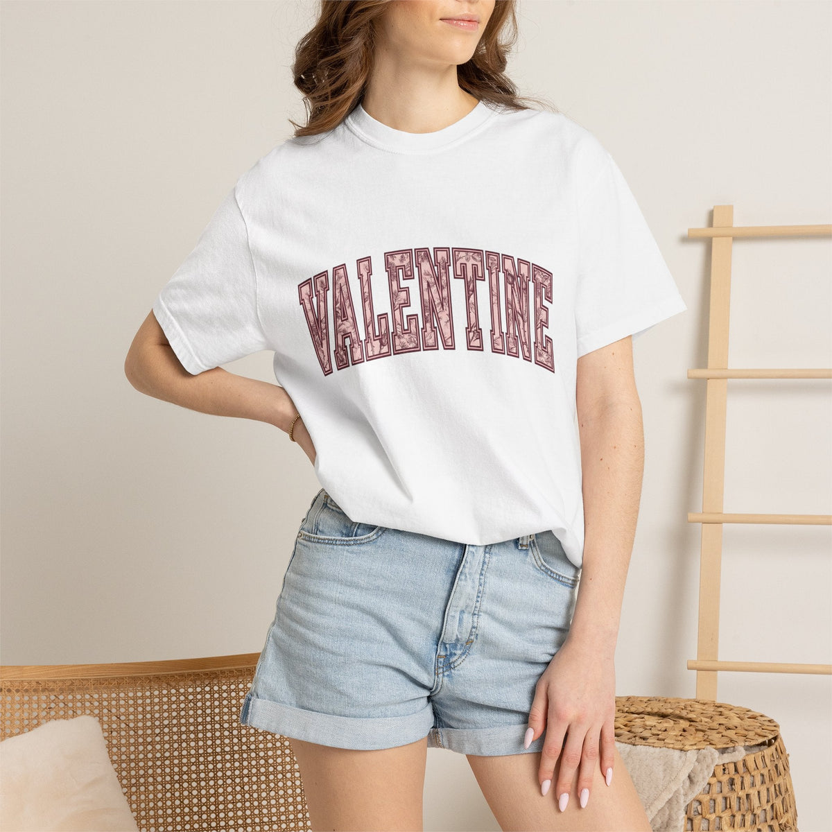Vintage College Text Shirt Valentine Affection Unisex Gift product image 6