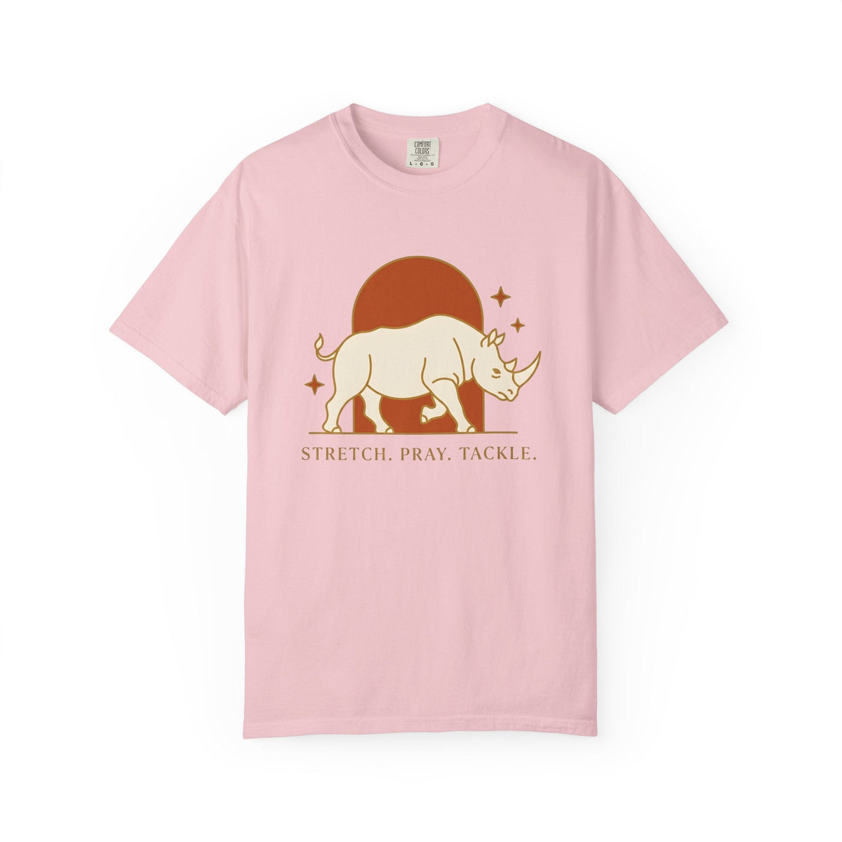 Rhino Art Shirt Sports Training Unisex Gift Plain Tee product image 3