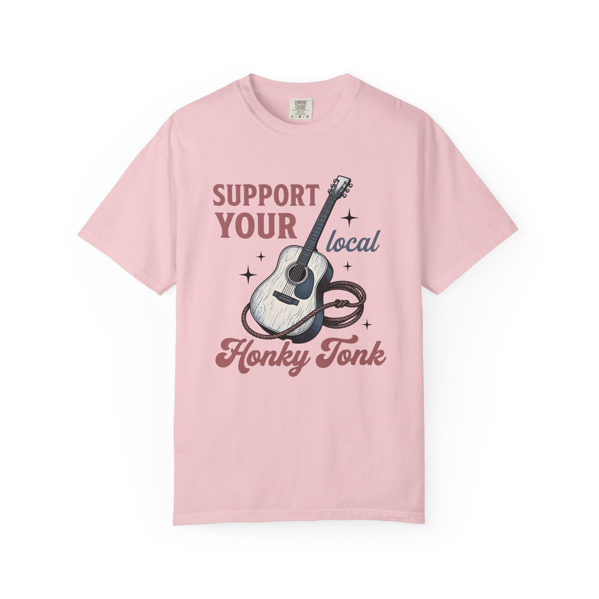 Acoustic Guitar Shirt Cowgirl Folk Gift for Women Hand product image 3