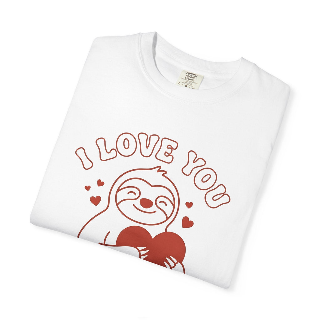 Sloth Heart Shirt St. Valentine's Day Animal Unisex Gift product image 5