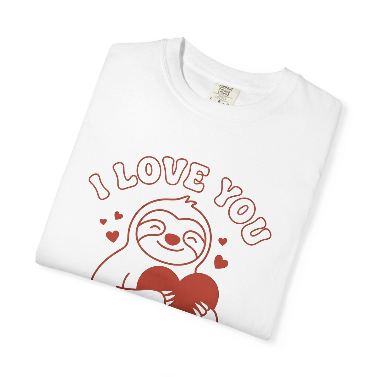Sloth Heart Shirt St. Valentine's Day Animal Unisex Gift product image 5