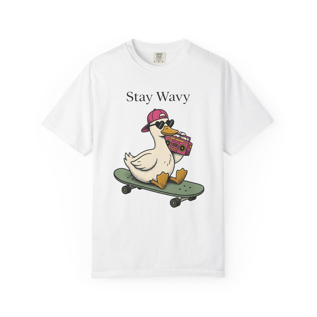 Duck Skateboard Shirt Funny Wildlife Gift Women Comic Tee product image 1