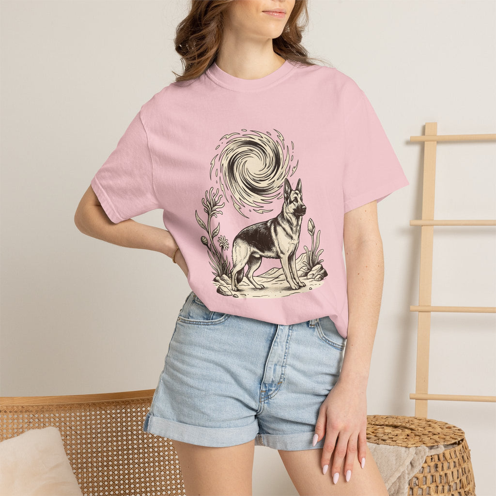 German Shepherd Puppy Shirt Dog Fauna Gift Women Cartoon product image 12