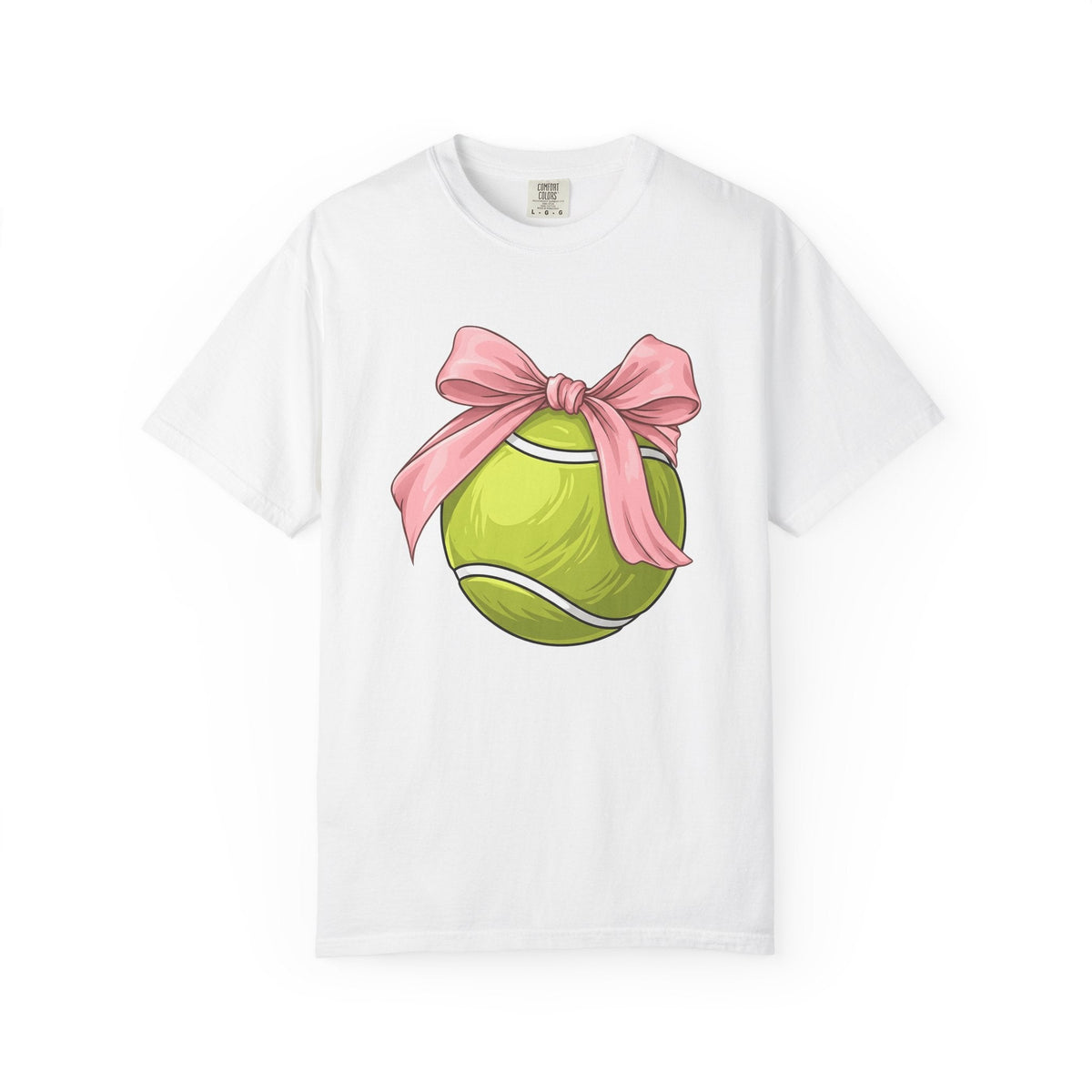 Tennis Ball Bow Shirt Moms Exercise Gift Women Anime Tee product image 1