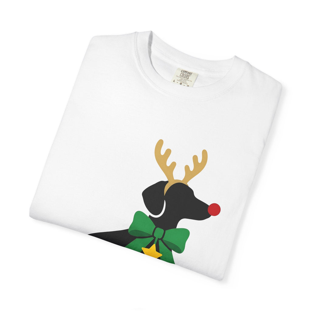 Sausage Dog Shirt Christmas Dogs Unisex Gift Outline Tee product image 5