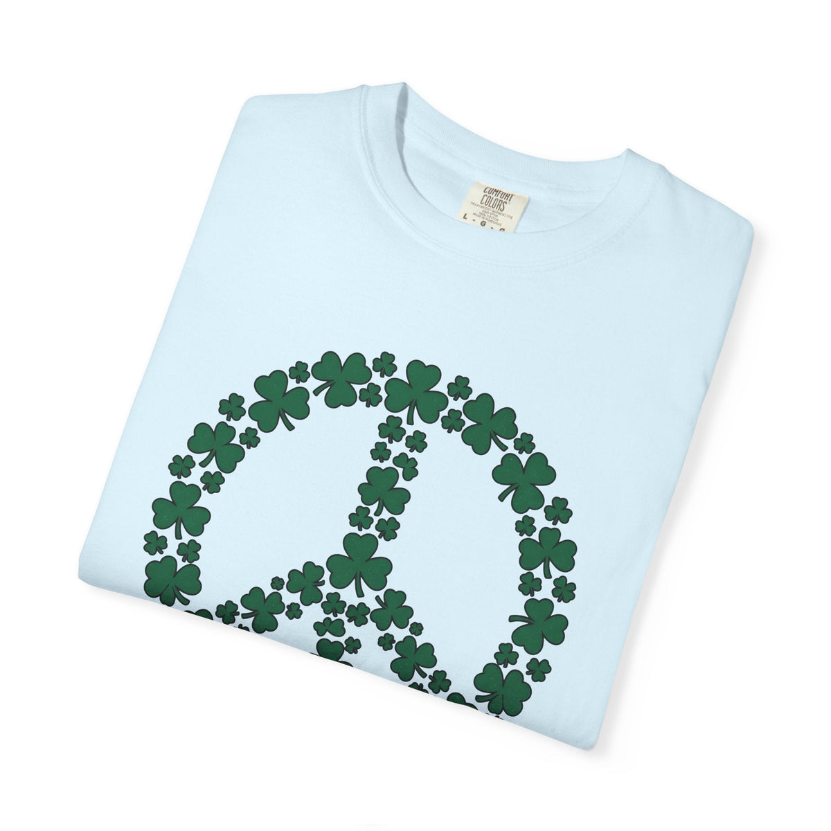 Shamrock Peace Logo Shirt St Patrick's Day Counterculture product image 8