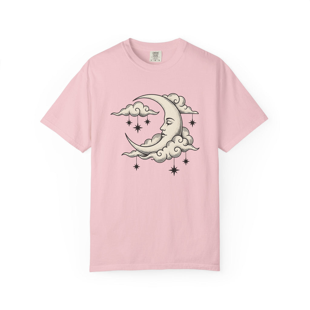 Moon Face Shirt Boho Chic Constellations Unisex Gift Starry product image 3
