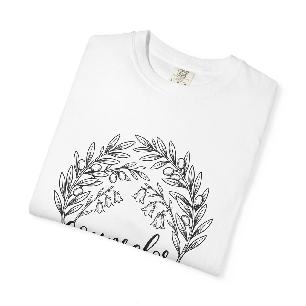 Botanical Wreath Shirt Counselor Floral Unisex Gift Hand product image 5
