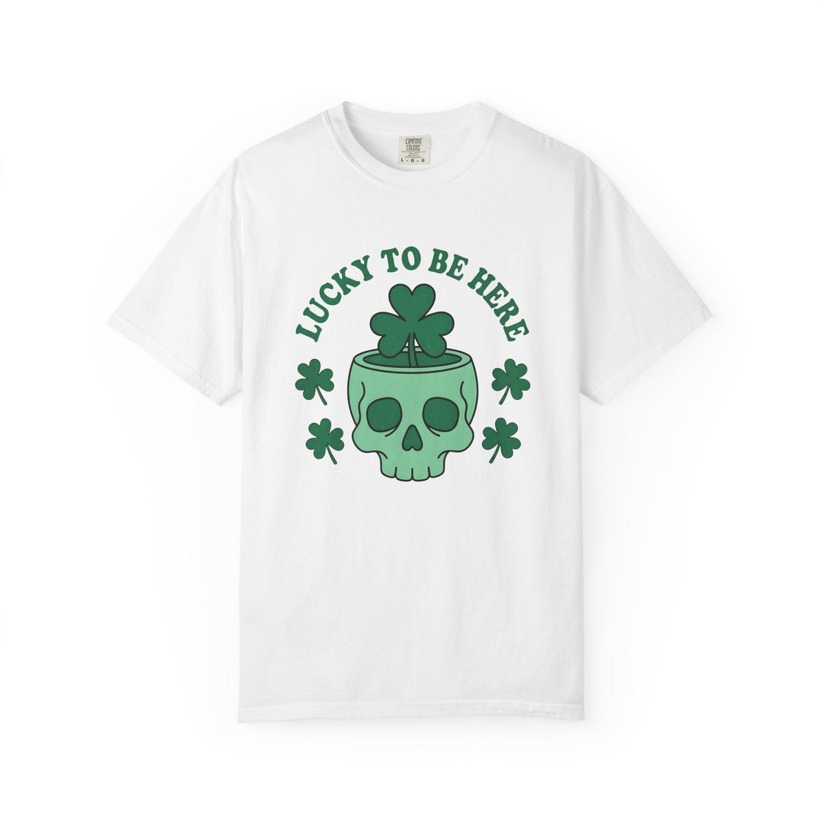 Skeleton Shamrock Punk T-Shirt – Alternative St Patrick's product image 1