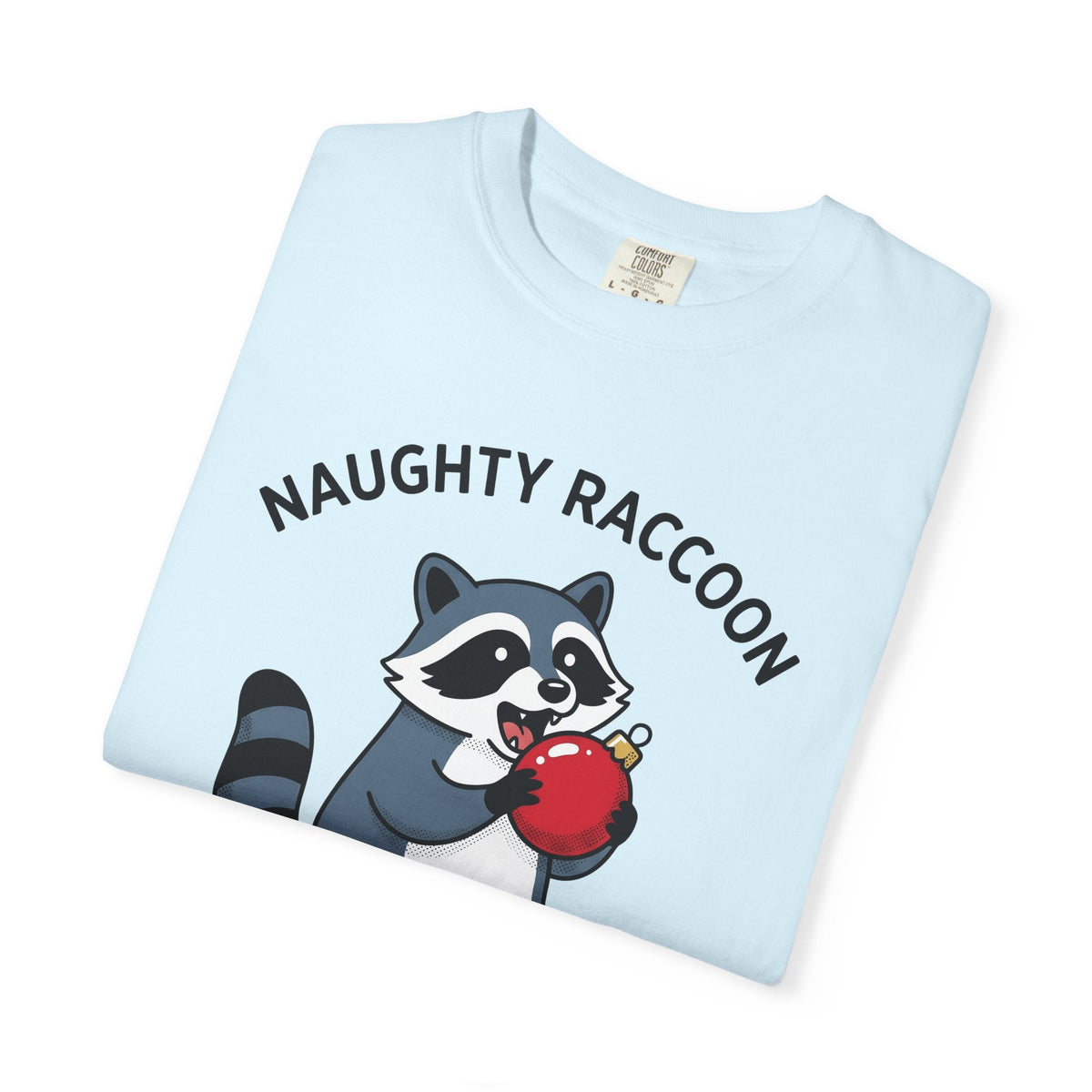 Raccoon Illustration Shirt Funny Wildlife Unisex Gift Comic product image 8