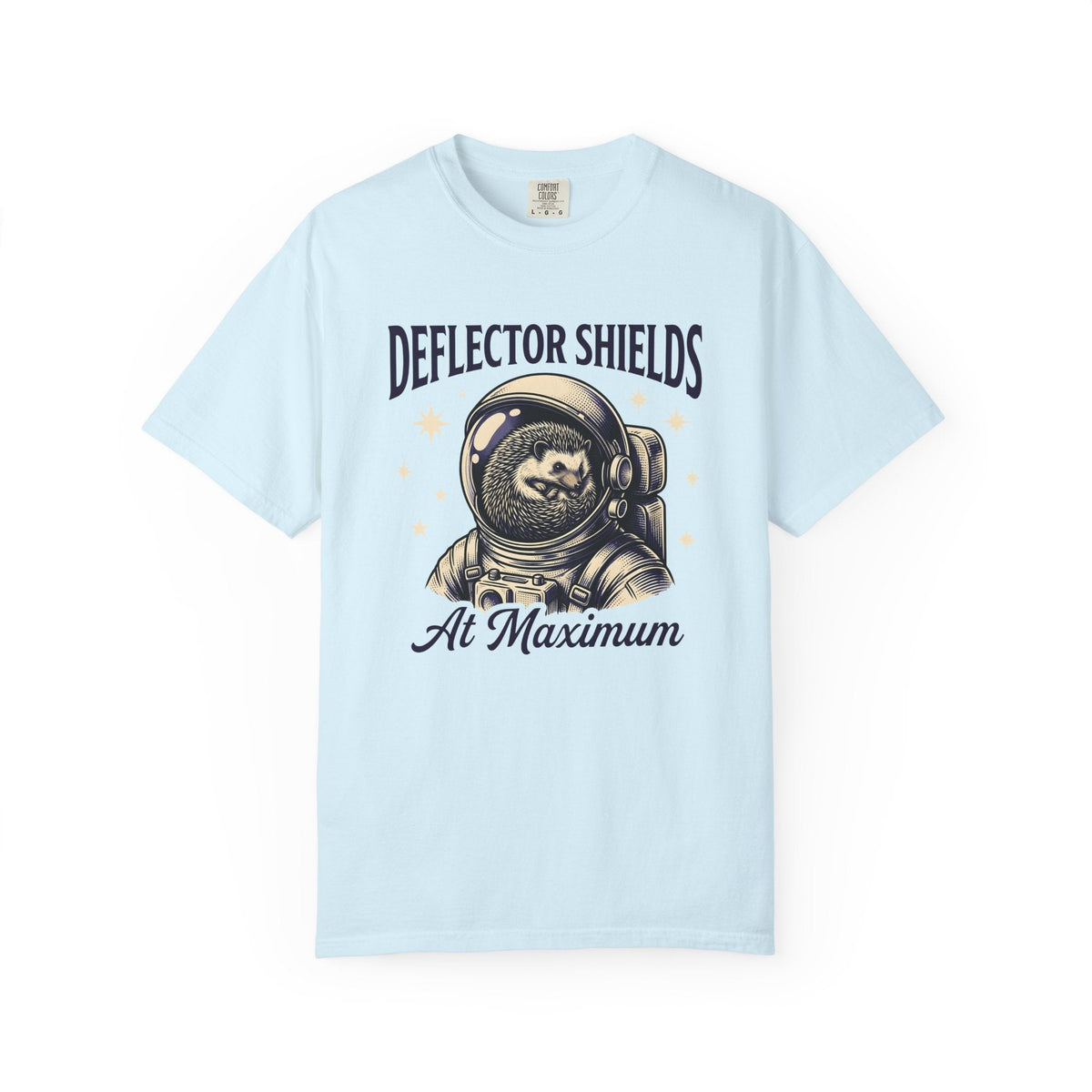 Hedgehog Astronaut Retro T-Shirt – Funny Space Animal product image 2