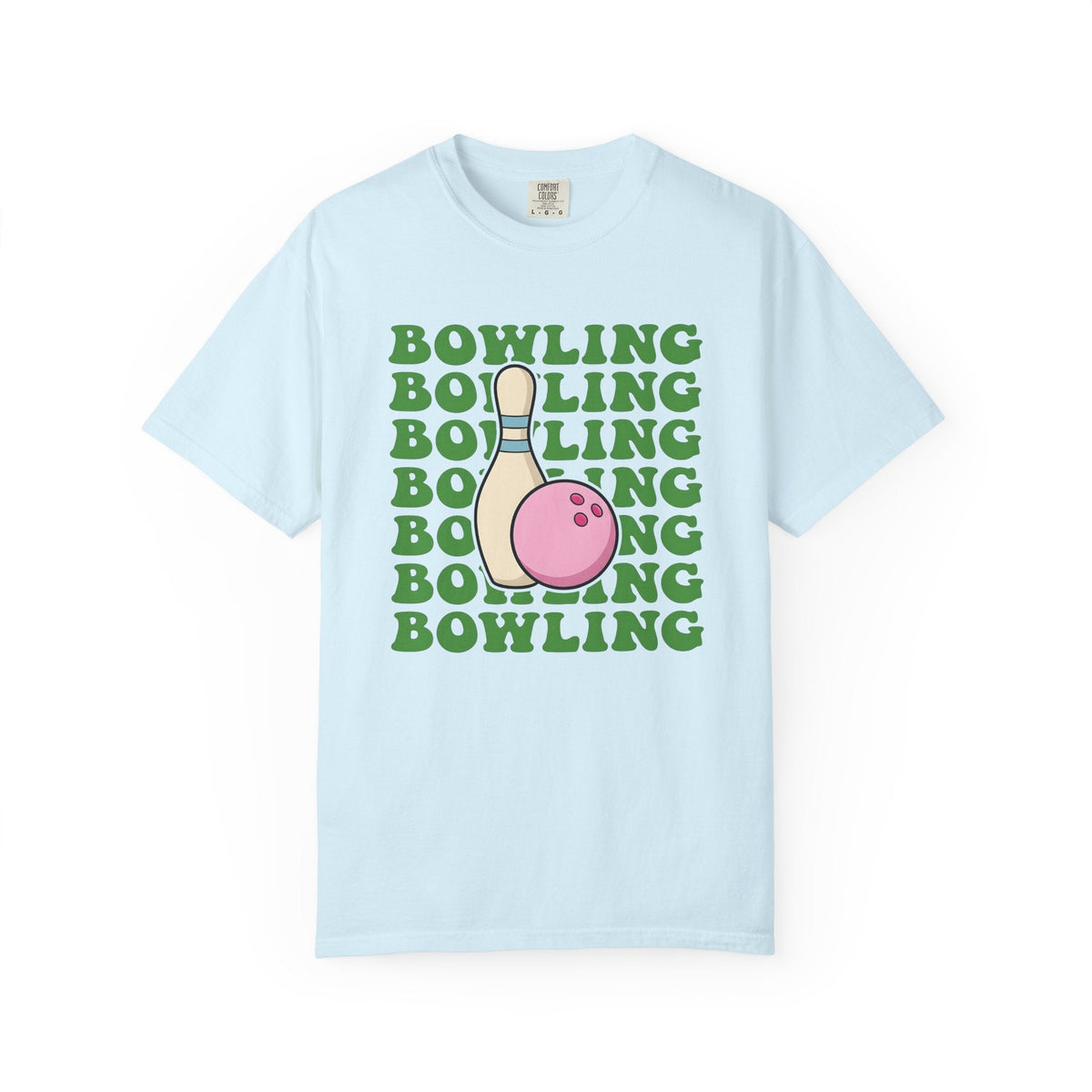 Bowling Ball Pin Shirt Athletics Unisex Gift Comic Tee product image 2